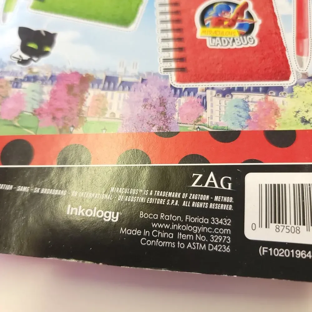 Miraculous Ladybug Plush Journal Zag Heroez Pom Pen New Kid Gift Christmas